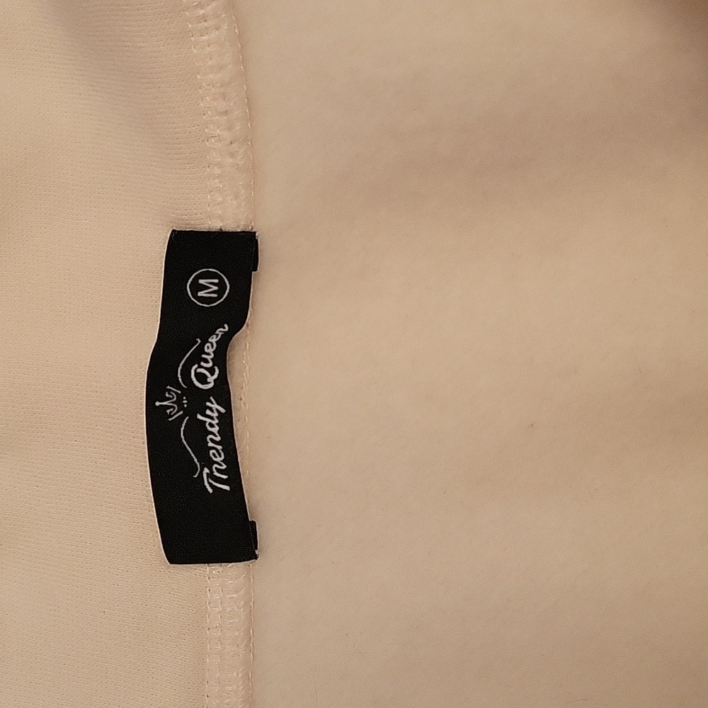 Cream Quarter-Zip Pullover - Picture 2 of 2